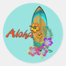 Search for hawaiian surf stickers surfboard