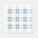 Search for light blue gingham napkins Pattern