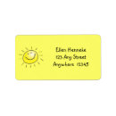Search for smiling sun return address labels Fun