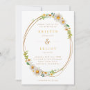 Search for yellow daisy wedding invitations Daisies