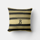 Search for black and gold stripes cushions Trendy
