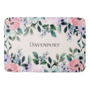 Search for green pink bath mats Botanical
