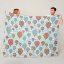 Search for hot air balloon blankets Sky