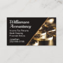 Search for return business cards Accountant
