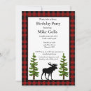 Search for red and black plaid invitations Celebration