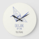 Search for origami clocks Crane