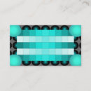 Search for futuristic design business cards Turquoise