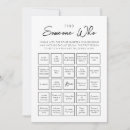 Search for somebody invitations Bingo