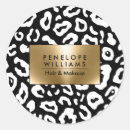 Search for black white leopard stickers Gold