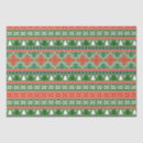 Search for ugly christmas sweater tissue paper Red and green
