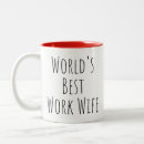 Search for work wife mugs Funny