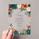 Search for square teal wedding invitations Acrylic