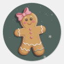 Search for gingerbread girl stickers Winter