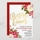 Search for gold foil christmas invitations Botanical
