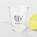 Search for bride and groom shot glasses Simple