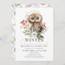 Search for owl 1st birthday invitations Watercolor