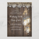Search for lace graduation invitations Mason jar