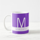 Search for purple monogram mugs Lavender