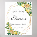 Search for lemon bridal shower posters Botanical