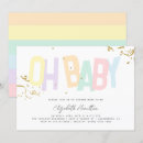 Search for oh baby shower invitations Minimal