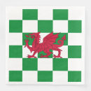 Search for red dragon napkins Flag of wales