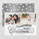 Search for silver christmas cards Faux silver foil