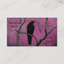 Search for raven business cards Gothic