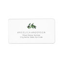 Search for greek return address labels Olive branch