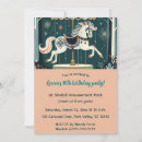 Search for amusement park party invitations Horse