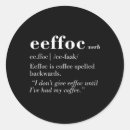 Search for backward stickers Coffee