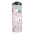 Search for christmas village mugs Illustration
