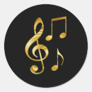 Search for black icon stickers Music