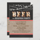 Search for diapers and beer invitations Huggies and chuggies