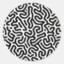 Search for mazes stickers Black