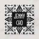 Search for zigzag business cards Retro