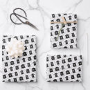Search for black dogs wrapping paper Modern