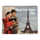 Search for vintage travel calendars Retro