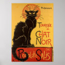 Search for art nouveau cat posters Black