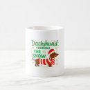 Search for dachshund christmas mugs Snow