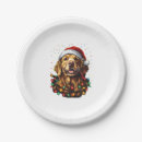 Search for golden retriever christmas plates Pug