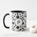 Search for cute winter mugs Black and white