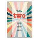Search for 70s table cards Colourful
