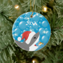Search for shark christmas tree decorations Blue