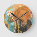 Search for canvas clocks Flowers