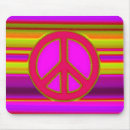 Search for peace sign mouse mats Pink