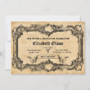 Search for goth graduation invitations Vintage