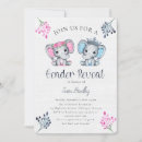 Search for rustic gender reveal invitations Elegant