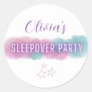 Search for girls sleepover party stickers Purple