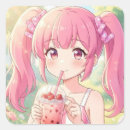 Search for tea drink stickers Pink