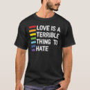 Search for hate love tshirts Pride